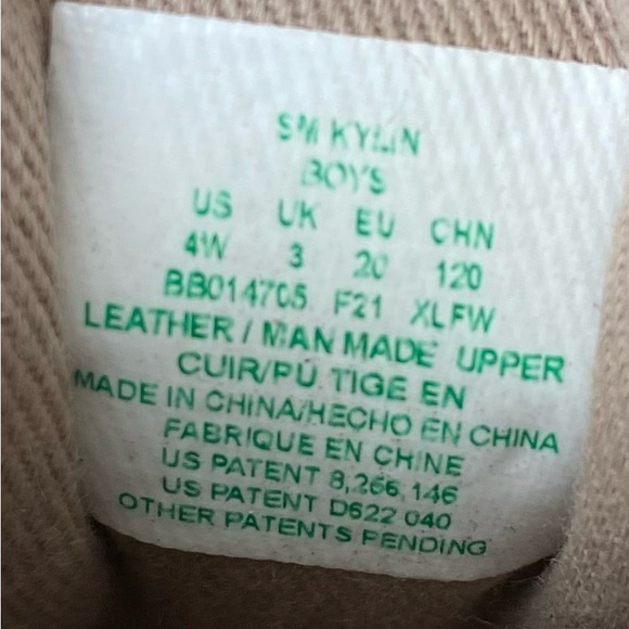 Stride Rite Boys Kylin Soft Sole Sneaker W/Memory Foam Insoles. Brown/Tan. SZ 4W - Picture 16 of 16